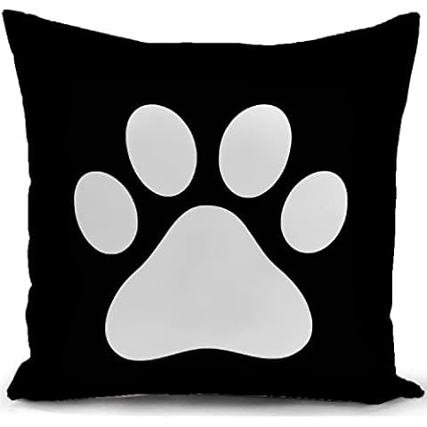 KUNQIAN Cute Paw Cushion Cover for Kids Cover