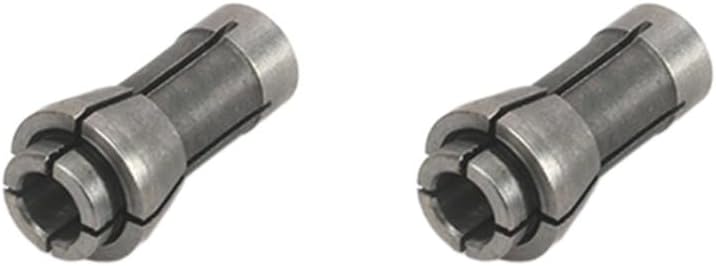 2 Set Die Grinder Collet Sturdy Spare Parts Grinding Machine Clamp Engraving Chuck 6mm