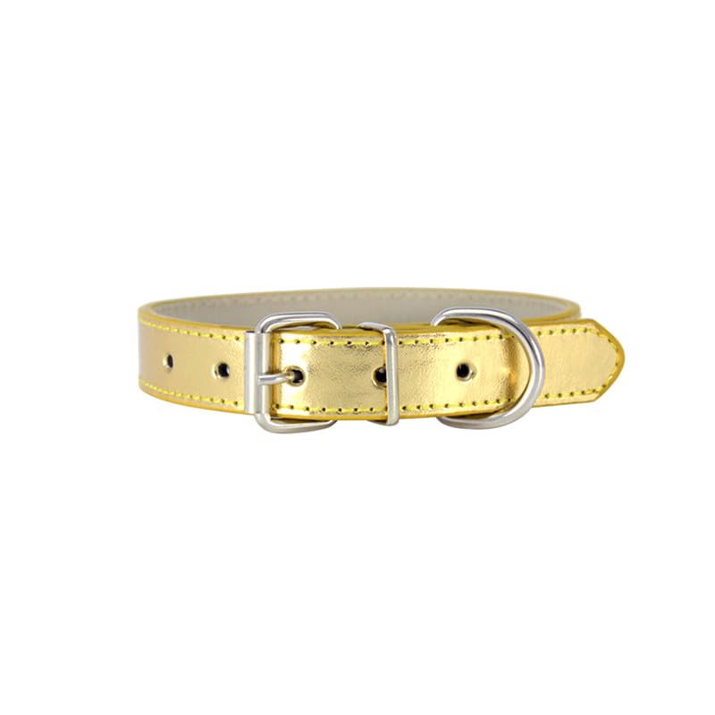 Glitter Soft PU Leather Dog Collar Adjustable Pet Collar for Puppy,Cat,Kitten,Dogs For Neck circumference 36cm-46cm
