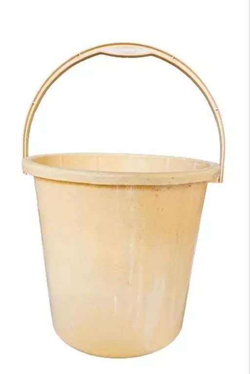 Plastic Deluxe Bucket 16 Litre - 1016, Cream (Cream) : Amazon.in: Home ...