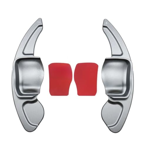 Compatible With VW For Touareg For CC 2010 2011 2012 2013 2014 2015 2016 対応 1ペア 車用ステアリングホイール ダイレクトシフトパドルエクステンションアクセサリー(Gray)
