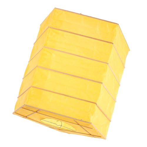 Genérico Pantalla de Papel Plegable para Lámpara Colgante Origami Cuadrada 30X30 CM Color Sólido Pantalla Decorativa para Techo Luz Suave para Sala y Dormitorio