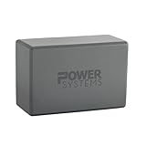 Power Systems Lightweight Yoga Block (Gray, 9" x 6" x 4")