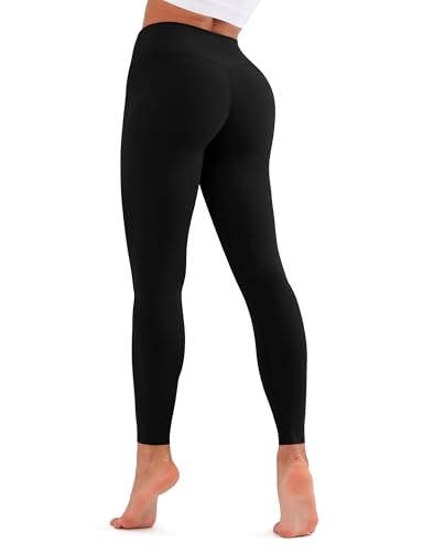chanan high waisted leggings for women no see through tummy control buttery soft yoga pants for workout athletic running
