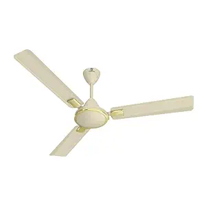 Standard Keya 1200mm High Speed Decorative Ceiling Fan|Energy Efficient BEE Star Rated|Anti Rust| 2 Year Warranty| Wider Air Delivery (Bianco-Osher, Pack of 1)