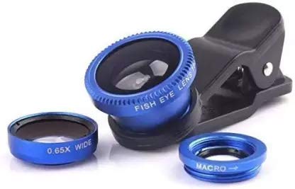 Macro Lens & Wide Angle Lens & Fisheye Lens Clip Cell Phone Camera Lens for All Latest Android Smartphones