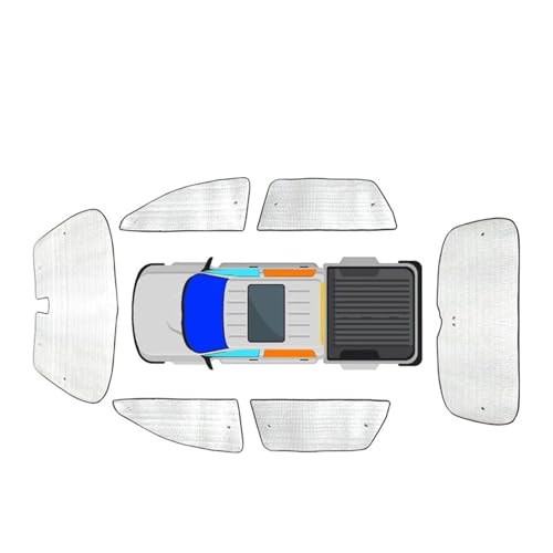 �T���V�F�[�h �Ԃ̃T���V�F�[�h UV �ی�T�C�h�J�o�[ �ɓK�����邢���U �ɓK������D-MAX 2018-2025 �T���V�F�[�h�o�C�U�[�t�����g�K���X�I�[�g�A�N�Z�T���[(8pieces whole car)