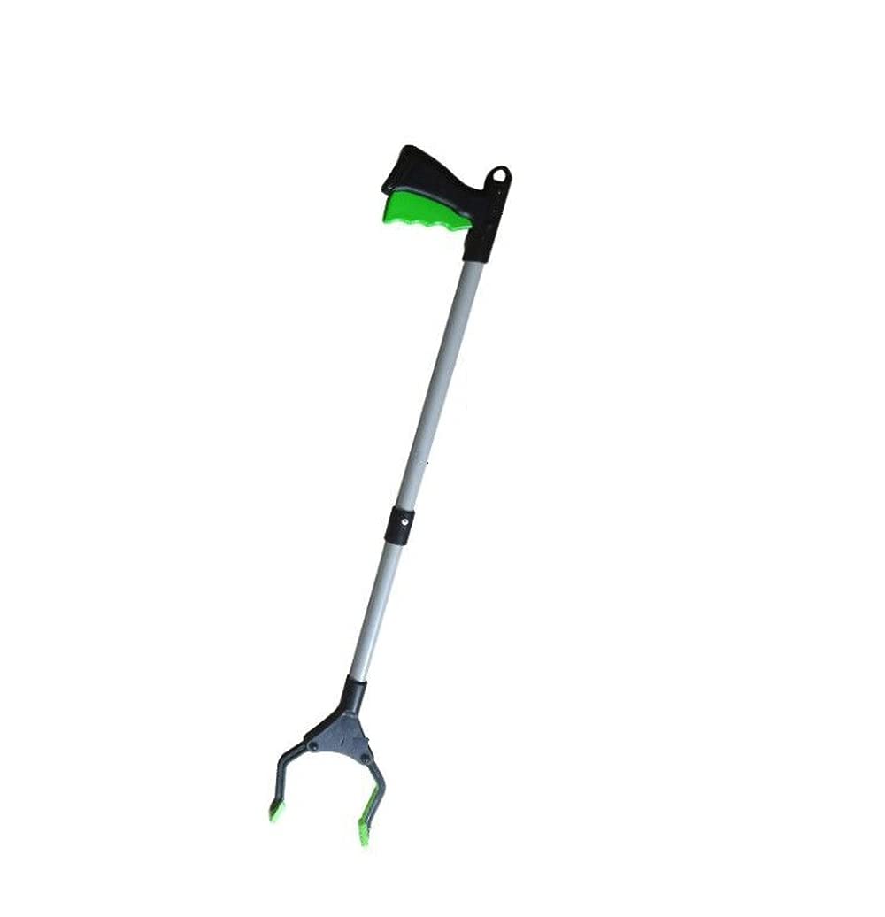 Müllgreifer, 31" Faltbares Werkzeug, leichte Greifhilfe aus Aluminium mit drehbarem Gummigreifer, langem Armverlängerungs-Hebewerkzeug for ältere Menschen, Gartengreifer