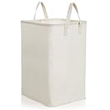 ★ GRAN CAPACIDAD - El cesto tiene una capacidad máxima de 80L (42 x 33 x 60 cm). Ofrece amplia capacidad de almacenamiento para lavanderías, juguetes, calzado, ropa de cama y mucho más.