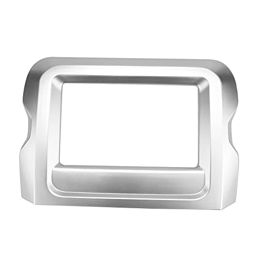 Capa de Navegação Interior do Carro Adesivo Guarnição para Jeep Wrangler Jl 2018 + Prata Abs