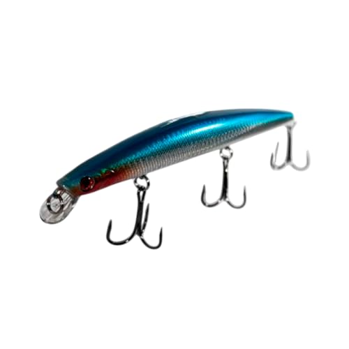 Deyu, Isca Deyu Minnow Pesca Floating Grande 18cm 26gr 3 Garateias cor:1