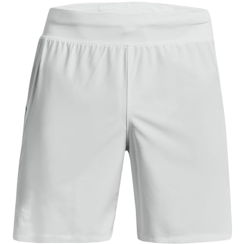 Under Armour Pantaloncini da Uomo Launch Elite 7'' Short, Gray Mist, 1376508-006, XL