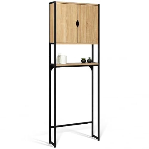 IDMarket – Mueble estante superior WC armario DETROIT diseño industrial