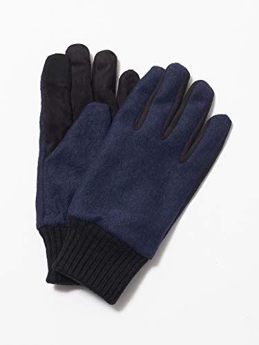 (アバハウス) ABAHOUSE 圧縮メルトングローブ メンズ ネイビー Free