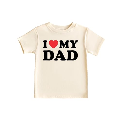 I Love My Dad Shirt, Father's Day Kids Shirt, Toddler Shirt, Daddy Heart Shirt, Happy Father's Day Shirt