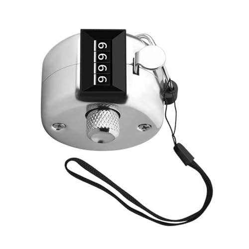 4 Digit Manual Counters With Lanyard Event Attendance Tracking For Communication In Commercial & Transport Hubs