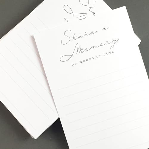 Shareamemorycardsminimalistwellwishescard4x6setof50forcelebrationoflifeweddingsanniversariesmemorialsfuneralsbirthdaysgraduationretirementgoingaway Urban Country Home Decor Share a memory cards minimalist well wishes card 4 x 6 set of 50 for celebration of life weddings anniversaries memorials funerals birthdays graduation retirement going away urban country home decor