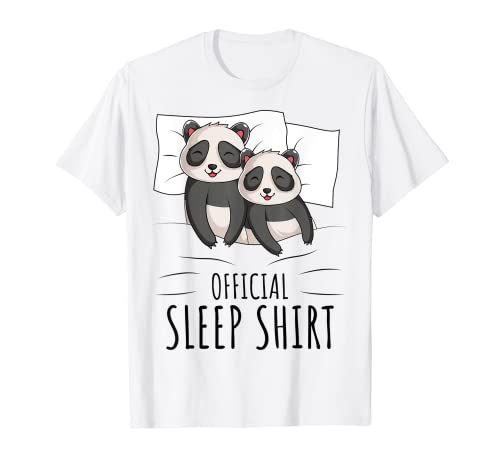 Camiseta oficial para dormir Panda Lover Camiseta