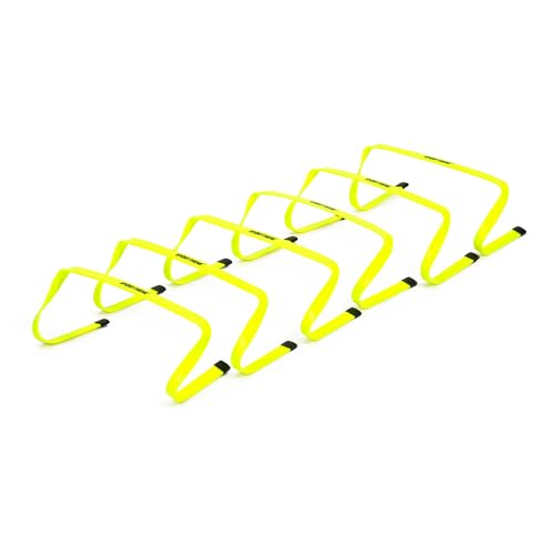 Sport-Thieme Hürden-Set Flexi | Stabil, biegsam und wiederaufrichtend | Für Fußball, Functional Training u. Teamsport | Set mit verschiedenen Höhen | Für Schulen, Vereine, Fitnesseinrichtungen