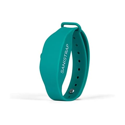 SaniStrap Hand Sanitizing Wrist Band (Teal) Cover