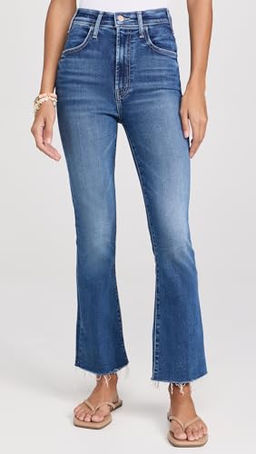 MOTHER Women's The Hustler Ankle Fray Jeans2