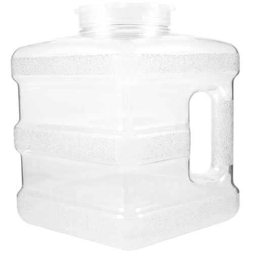 ledmomo キャンプ用大容量水容器 耐久性透明水タンク 持ち運び便利 屋外飲料水保存ボトル