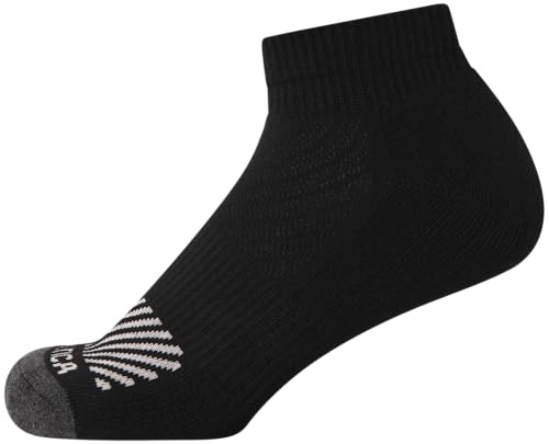 Image of Nautica Womens Quarter Socks Moisture Wicking Cushioned Socks, 12 Pack | Stretch Performance Dri-Motion Fabric, Cushioned with Arch Support, Breathable Mesh Panels, Quarter Cut, Shoe Size 4-10