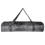 ZWEquipint Bolsa de almacenamiento plegable para silla de camping, tienda de campaña, toldo, organizador, con asa, negro (60 x 20 x 15 cm)