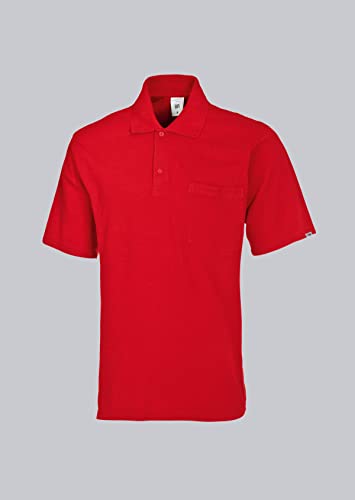 Polo unisex de manga 1/2 rojo que no pierde la forma ni el color con cuello S