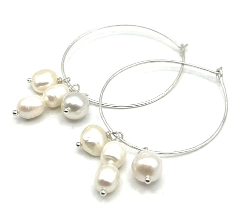 Boucles d'oreilles argent 925 et perles blanches : l'élégance intemporelle du lustre chic