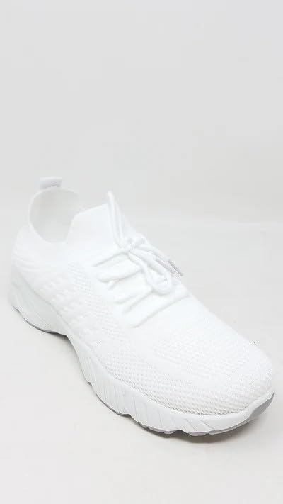 Wild Diva Women's Mesh Detail Breathable Casual Low Top Sneakers3