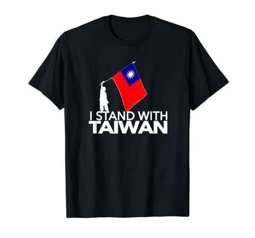 Me encanta la bandera de Taiwán Orgullo taiwanés Estoy con Taiwán China Camiseta