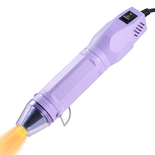 Mini Heat Gun, Dual Temp 482℉ & 662℉ with Overheating Protection Hot Air Gun, 6.56Ft Long Cable Embossing Heat Tool, AVANTOOLS Heatgun for Epoxy Resin, Crafts, DIY, Shrink Wrapping, Phone Repair