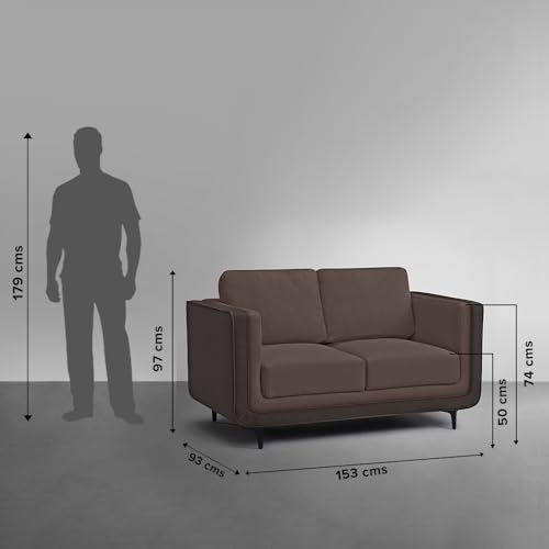 Image of Sleepyhead Mojo - 2+1+1 Seater Sofa Set (Fabric, Crazy Brown)