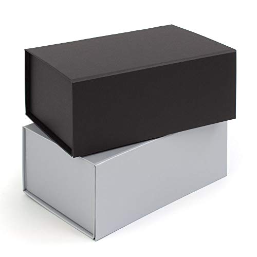 Lot de 4 boîtes cadeau de qualité supérieure avec fermeture aimantée 200 x 120 x 80 mm Cover