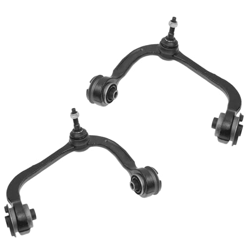TRQ Front Upper Driver and Passenger Side Control Arm and Ball Joint Set 2