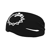 Anime Seven Deadly Sins Wrath Tattoo Anti-Sweat Band, Outdoor Sports Headband Moisture Wicking Fitness Sports Headband