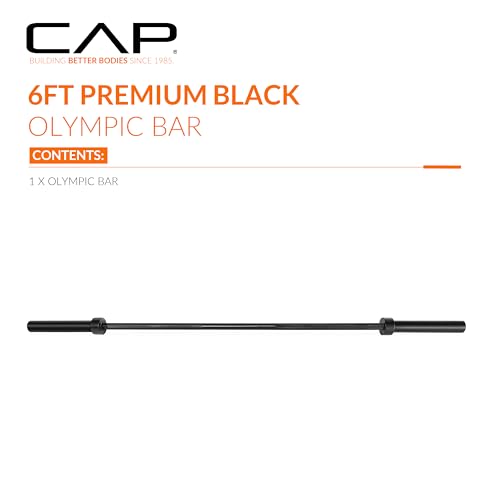 CAP Barbell 2-Inch Olympic Barbell Bars | 5 ft, 6 ft, & 7 ft | Multiple Options - Image 3