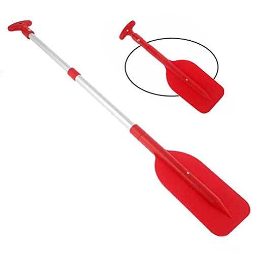 BSTCAR Kajakpaddel Rot, Standard Kajak Paddel mit T-Griff, Aluminium...