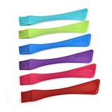 FONDOTIN 2 piezas Pinceles de Silicona para Cocina Utensilios para Repostería y Barbacoa Resistentes y Fáciles de Usar Aptos para Hornear y Cocinar Casa Color Rojo