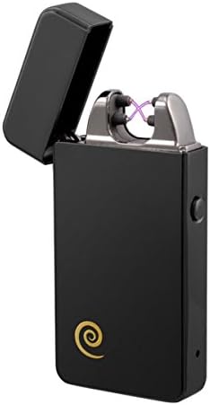 Plazmatic Matte Black Dual Arc USB Rechargeable Lighter