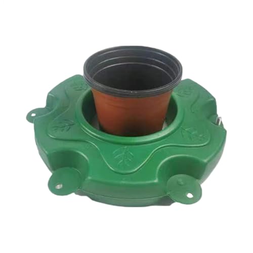 Isla flotante hidropónica, anillo para maceta de estanque, anillo para maceta, protector de plantas para la gestión del río verde escénico