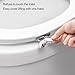 Portable Toilet Lid Lifters 2PCS Hygienic Tools for Any Home or Travel Setting (Silver)