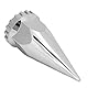 33 Mm X 4 3/4 Spike Lug Nut Covers, ABS -Chrom -Kunststofffaden auf Stachelbahnen Nusskappen für Semi -LKWs, Pack von 20 (20PCS)