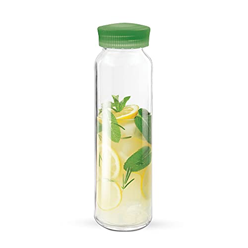 Treo By Milton Bobbin Borosilicate Glass Bottle, 250Ml, Green
