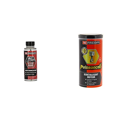 Facom Nettoyant Circuit Huile pour Préparer la Vidange Auto de Vacances