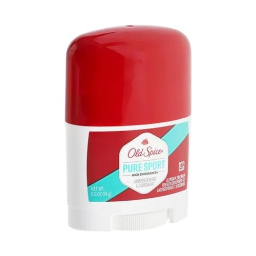 Image of Old Spice High Endurance Antiperspirant Deodorant, Pure Sport, Travel Size 0.5 Ounce (Pack of 6)