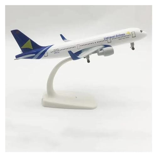 Avión clásico de metal Vietravel Airlines A321 miniatura exclusiva