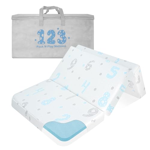voomf Trifold Pack and Play Mattress, 38