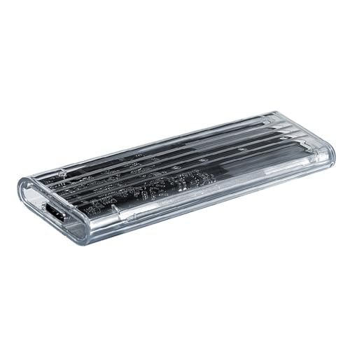 Caja externa transparente para disco sólido miniatura 1